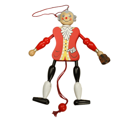 Wolfgang Amadeus Mozart Jumping Jack - T429