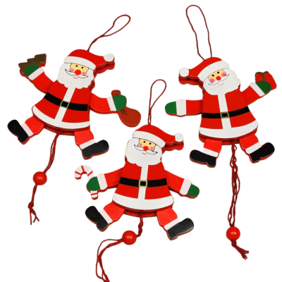 Miniature Santa Claus Jumping Jack - W164