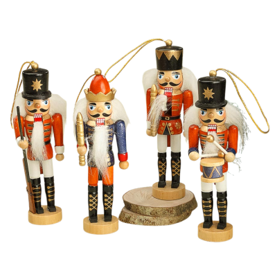Hanging Nutcracker Collectible Set (4-Piece) - W50