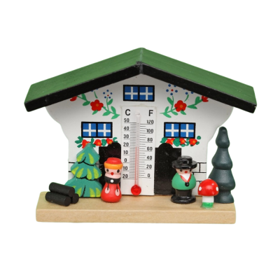 Miniature Chalet House Souvenir Magnet - S49