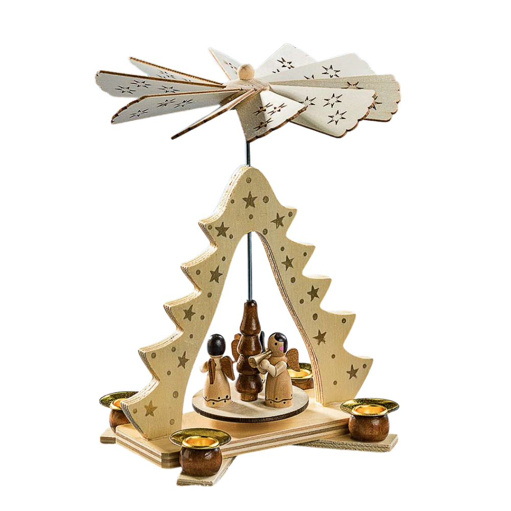 Mid-Sized Tabletop Holiday Pyramid (21cm) - W113