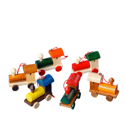 Holiday Wood Ornament Box Set (6-Piece) - W972