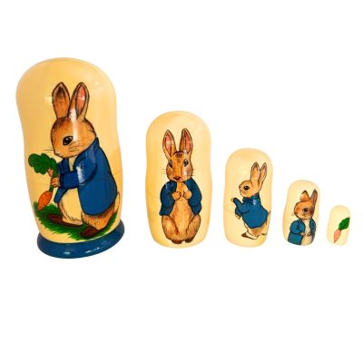 Peter Rabbit white (5 set Large 17cm)