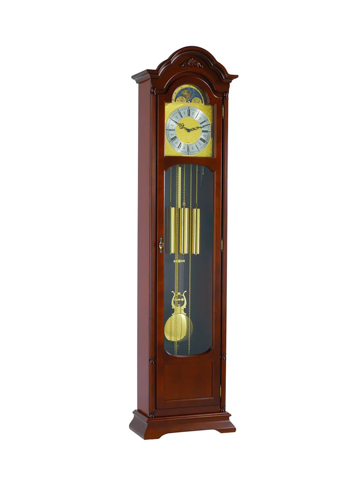 Hermle Grandfather Clock Walnut Triple Chime 01231-031151 - Image 2