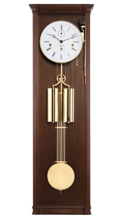 Hermle Regulator Nussbaum William Wall Clock - Walnut 71008-030351