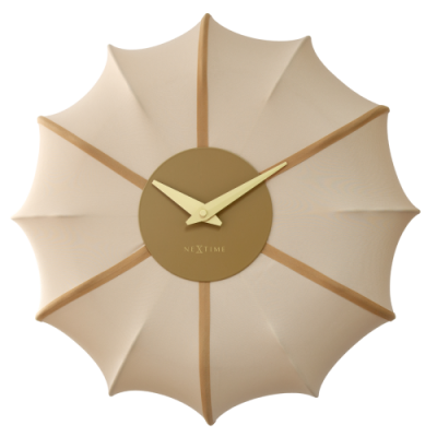 NeXtime Ultimo Wall Clock 50cm - Champagne - 573344CP