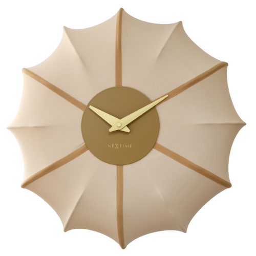 NeXtime Ultimo Wall Clock 50cm - Champagne - 573344CP