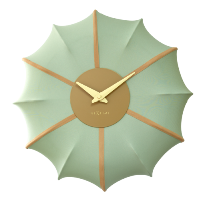 NeXtime Ultimo Wall Clock 50cm - Green Pea - 573344GN