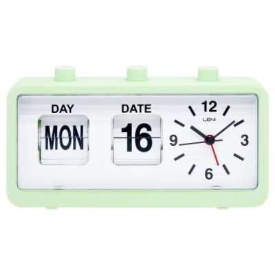 Leni Flipper Table Alarm Clock - Mint  647920MIN