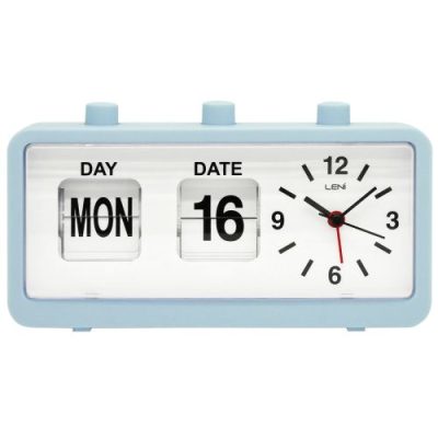 Leni Flipper Table Alarm Clock - Smokey  647920SBL