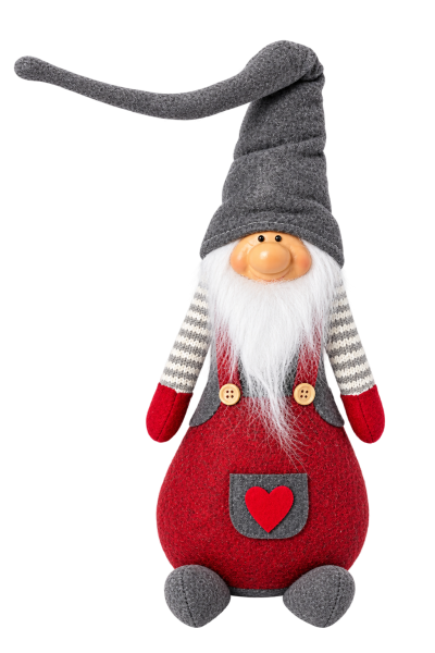Santa With grey hat 60cm - W344