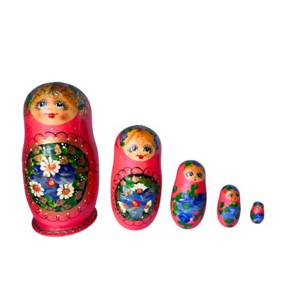 Meddie pink 5 piece 13cm