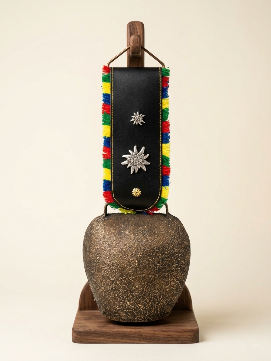 Edelweiss Classic Alpine Cowbell 36cm x 18cm