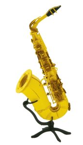 3D paper model, Saxophone, paper, laser cut