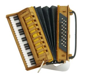 3D paper model, Accordion, Paper, laser cut
