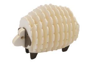 3D model, sheep, special cardboard, laser-cut