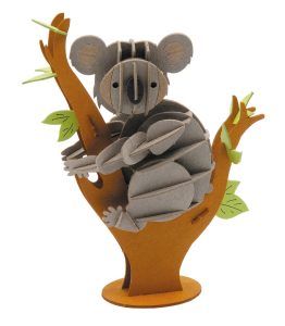 3D Model, Koala Bear, Special cardboard, laser-cut