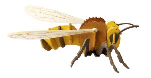 3D Model, Bee, special cardboard, laser-cut
