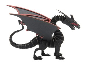 3D paper model, dragon