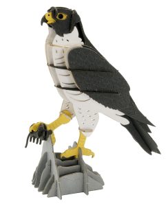 3D model, Falcon, paper, laser cut