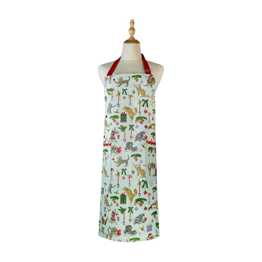 Ulster Weavers Christmas Cats Apron Multi-Coloured