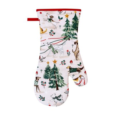 Ulster Weavers Winter Walkies Gauntlet Oven Glove Multi-Coloured