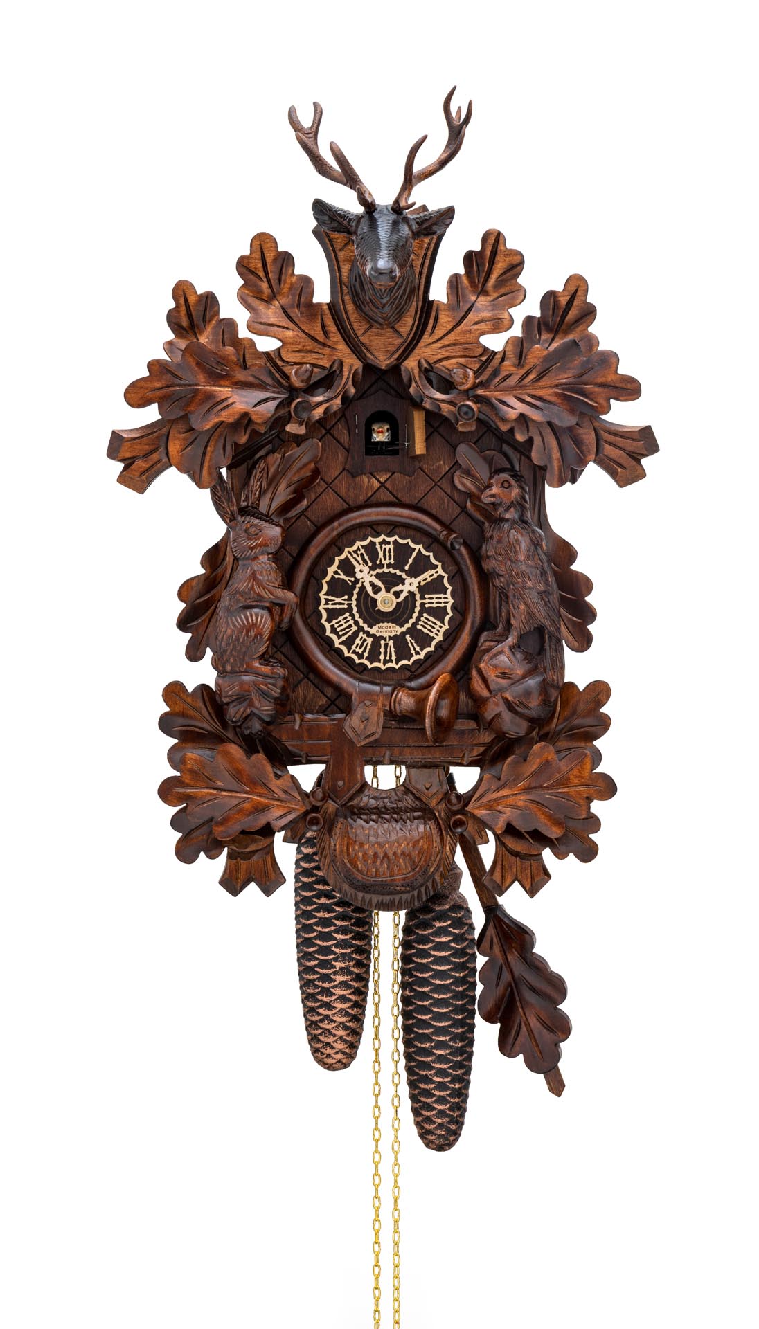 Traditional Before the Hunt Cuckoo Clock – 8368-4