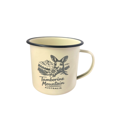 Metal Mug with Handle, AVOIR 0.5L Cream