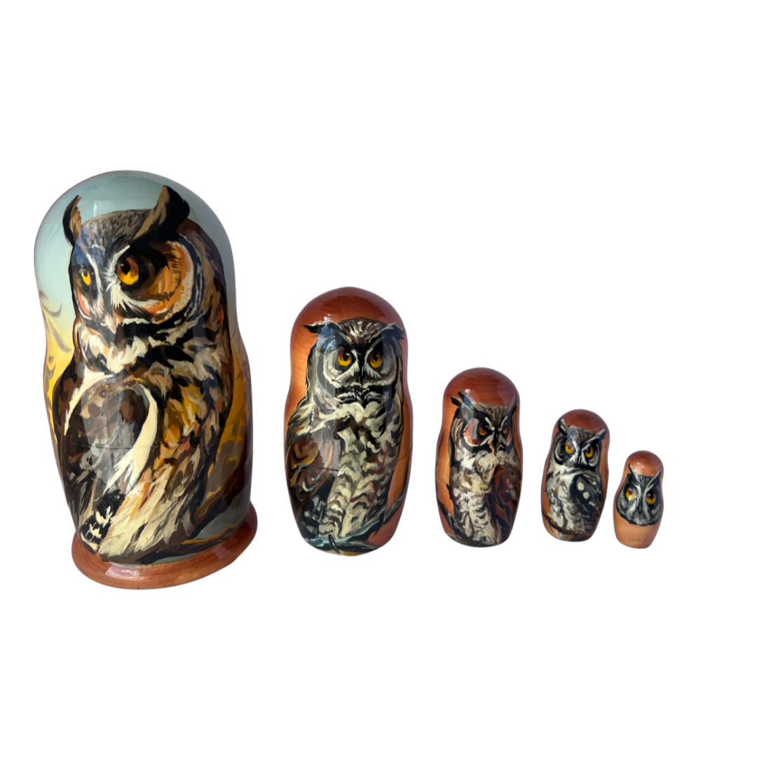 Animal Owl (5 Set 18cm)