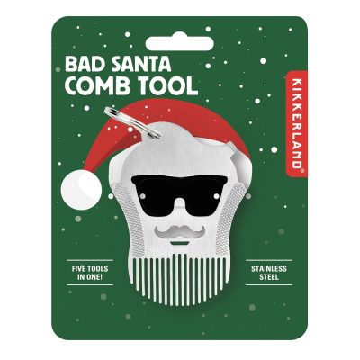 Kikkerland Bad Santa Beard Tool Black